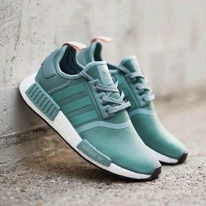 Women’s Adidas NMD R1 Green/Vapor Pink